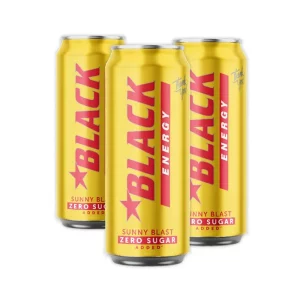 Black Energy Sunny Blast Zero napój energetyczny 500ml