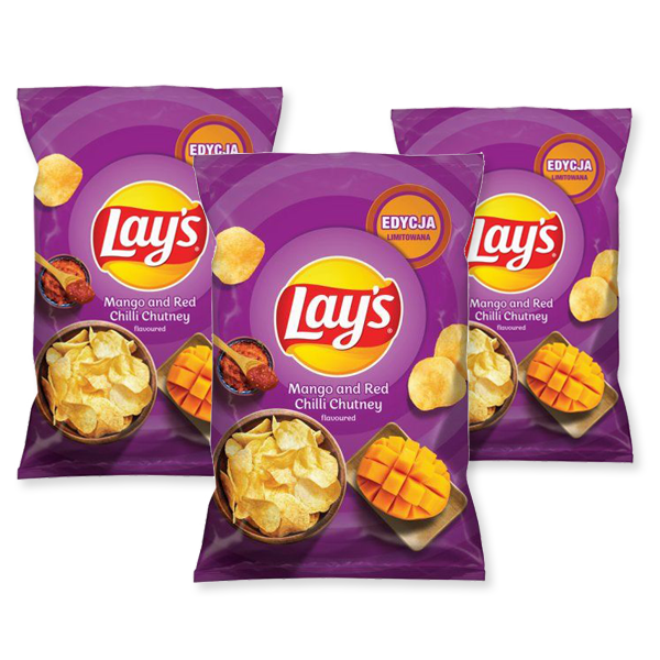 Lays chips mango & red chilli chutney