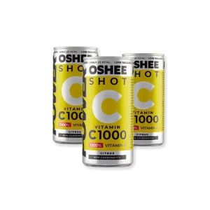 Oshee Shot Power Suplement diety napój niegazowany o smaku limonki i trawy cytrynowej 200ml