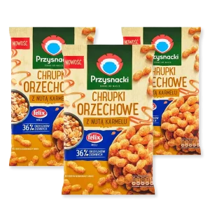 Przysnacki Chrupki orzechowe karmelowe 100g