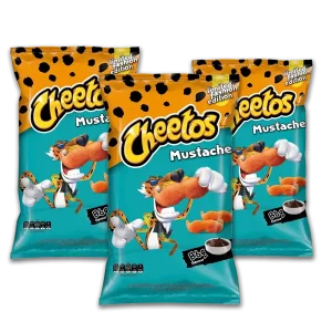 Cheetos mustache chrupki kukurydziane o smaku sosu barbecue 160g