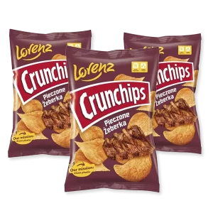 Crunchips chipsy ziemniaczane pieczone zeberka 140g