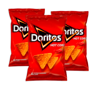 Doritos Hot Corn Chipsy kukurydziane ostra papryka 100g