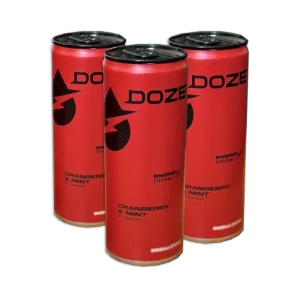 Doze napój energetyczny o smaku żurawinowo miętowym 250ml