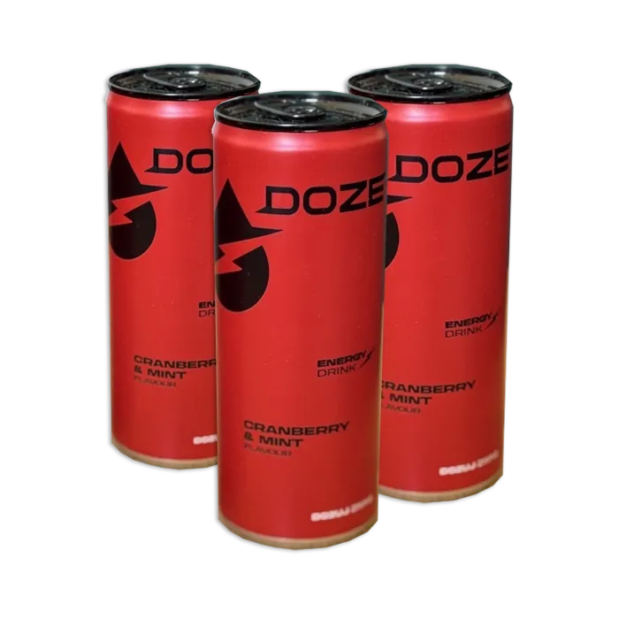 Doze napój energetyczny o smaku żurawinowo miętowym 250ml