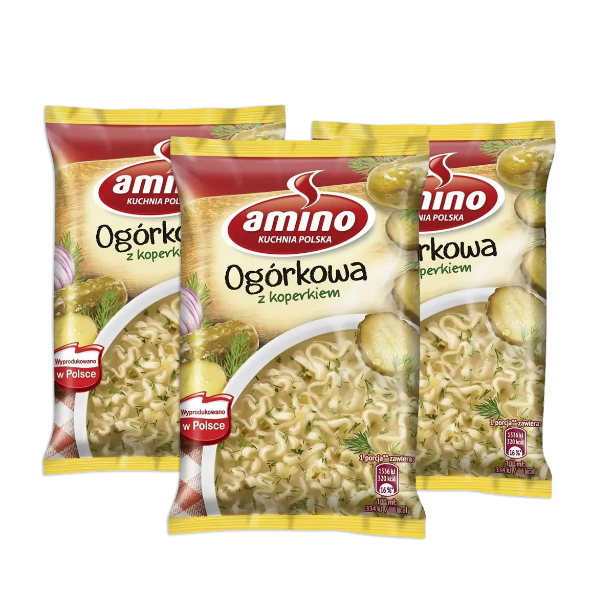 Amino Zupa ogórkowa z koperkiem